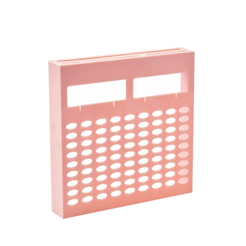 

2 PCS Wall-Mounted Knife Holder Kitchen Multifunctional Non-Perforated Shelf(Pink)