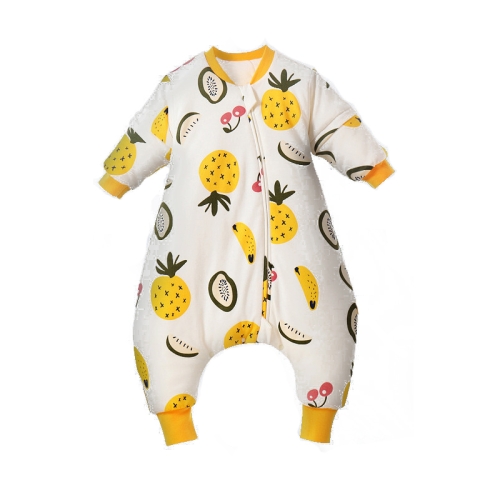 

Baby Combed Cotton Cartoon Sleeping Bag With Detachable Sleeves Sweet Pineapple (No Quilted), Size: 80