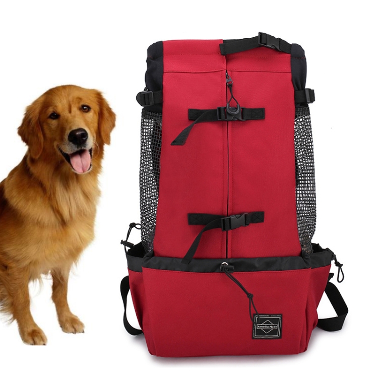 

Ventilated And Breathable Washable Pet Portable Backpack, Size: XL(Red)