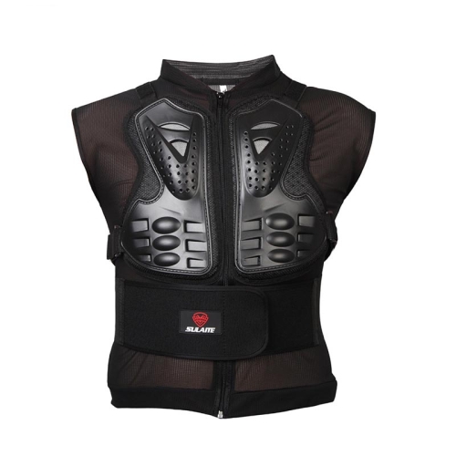 

SULAITE GT-032 Motorcycle Racing Sleeveless Riding Protective Clothing, Specification: L(Black)