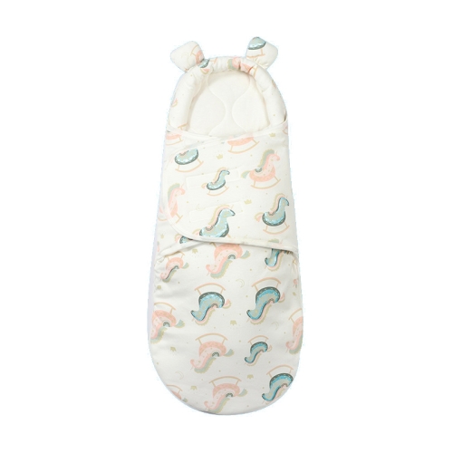 

Newborn Cotton Quilt Sleeping Bag Baby Anti-Shock Swaddling Trojan (Thickened), Specification: M (3-6 Months)