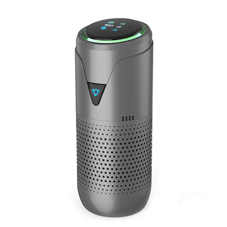 

SY01 Negative Ion Aromatherapy Car Air Purifier(Dark Gray without Battery)
