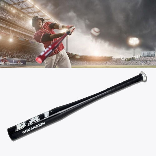 

Aluminium Alloy Baseball Bat Of The Bit Softball Bats, Size:30 inch(75-76cm)(Black)