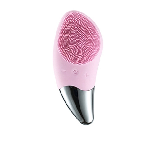 

Ultrasonic Vibration Facial Cleansing Apparatus Multifunctional Electric Facial Washing Brush, Colour: Pink (With Heating Function)