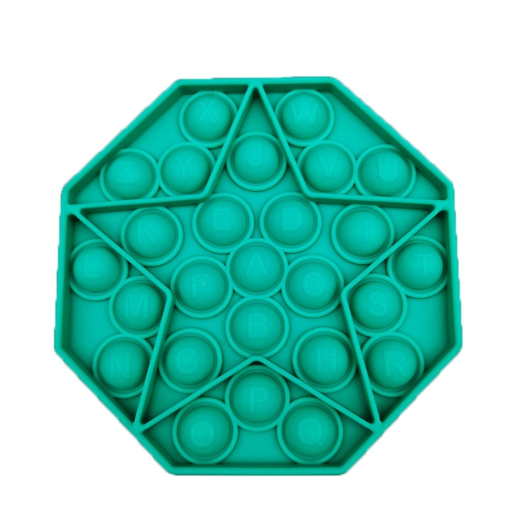 

5 PCS Children Puzzle Mental Arithmetic Toy Silicone Pressing Table Game, Random Color Delivery(Octagon)