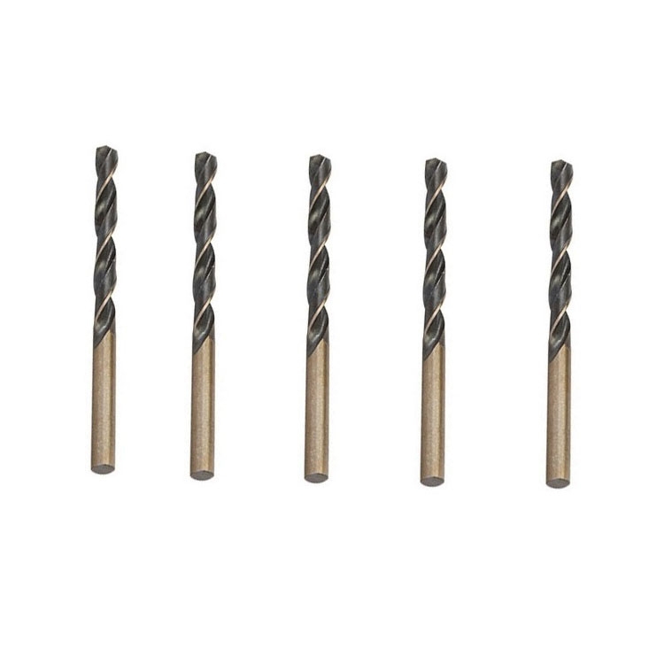 

5 PCS 10mm Steel Plate High-Speed Steel 4341 Black Yellow Twist Drill
