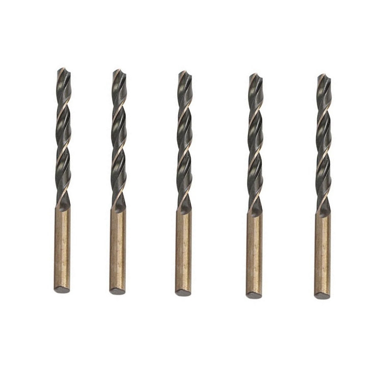 

5 PCS 10.5mm Steel Plate High-Speed Steel 4341 Black Yellow Twist Drill