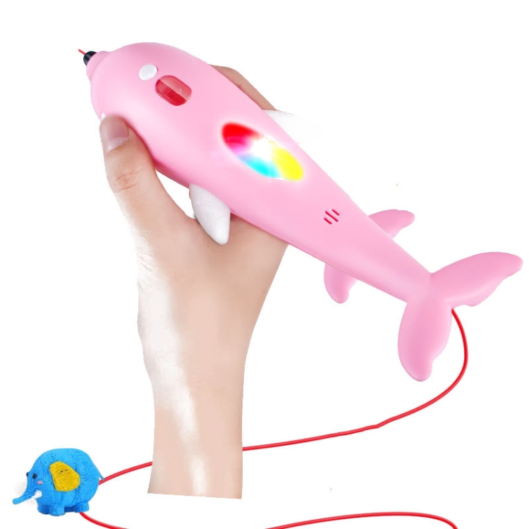 

3D Printing Pen Three-Dimensional Painting Graffiti Brush(Pink )