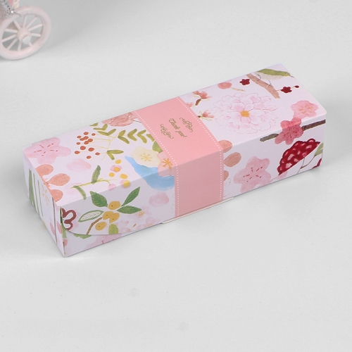 

30 PCS Color Bronzing Long Packaging Gift Box Baking Packaging Box, Specification: Light Color