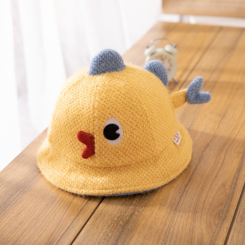 

C0139 Fall And Winter Little Fish Shape Baby Fisherman Hat, Size: Cap Circumference 42cm(Yellow)