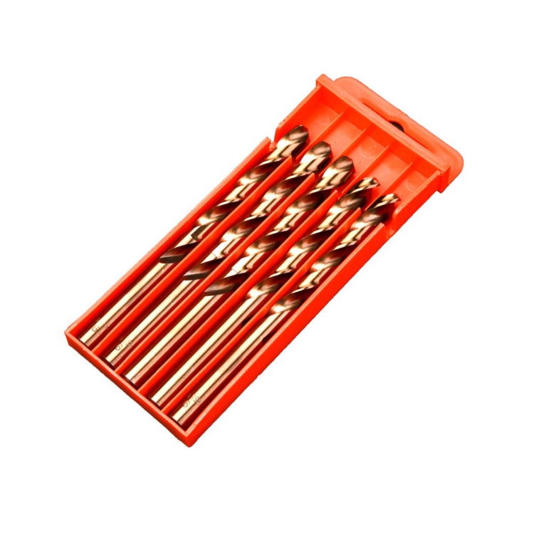 

5 PCS 10.5mm 5 PCS High Speed Steel M35 Cobalt-Containing Twist Drill Fully Ground Stainless Steel Drill Bit