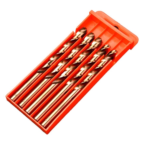 

5 PCS 12.5mm 5 PCS High Speed Steel M35 Cobalt-Containing Twist Drill Fully Ground Stainless Steel Drill Bit