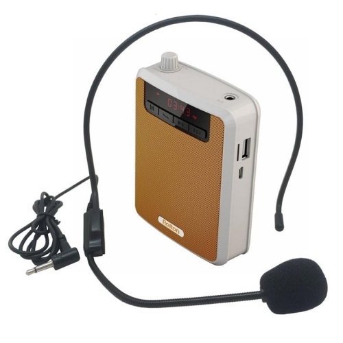 

Rolton K300 Portable Voice Amplifier Supports FM Radio/MP3(Orange)