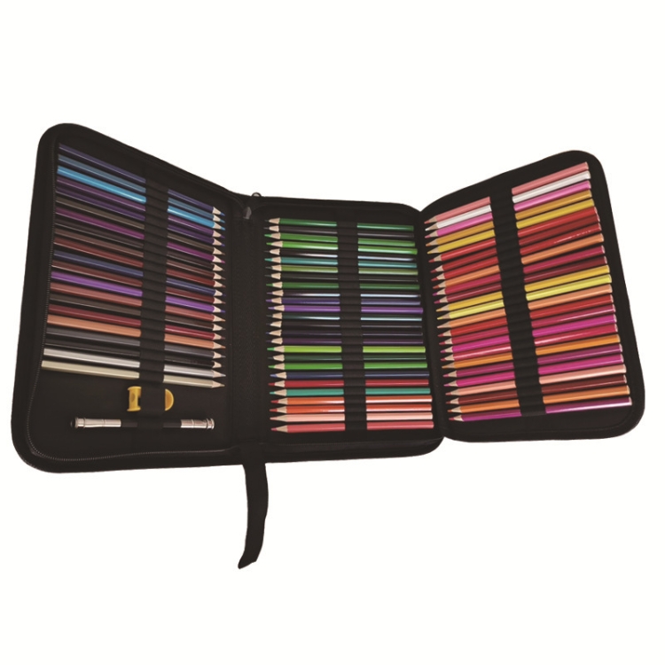 

72 Color Hexagon Oily Colored Pencil Handbag Set