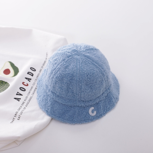 

Winter Children Hats Baby Fisherman Hat Letter Basin Hat, Size: Cap Circumference About 50cm(Blue)