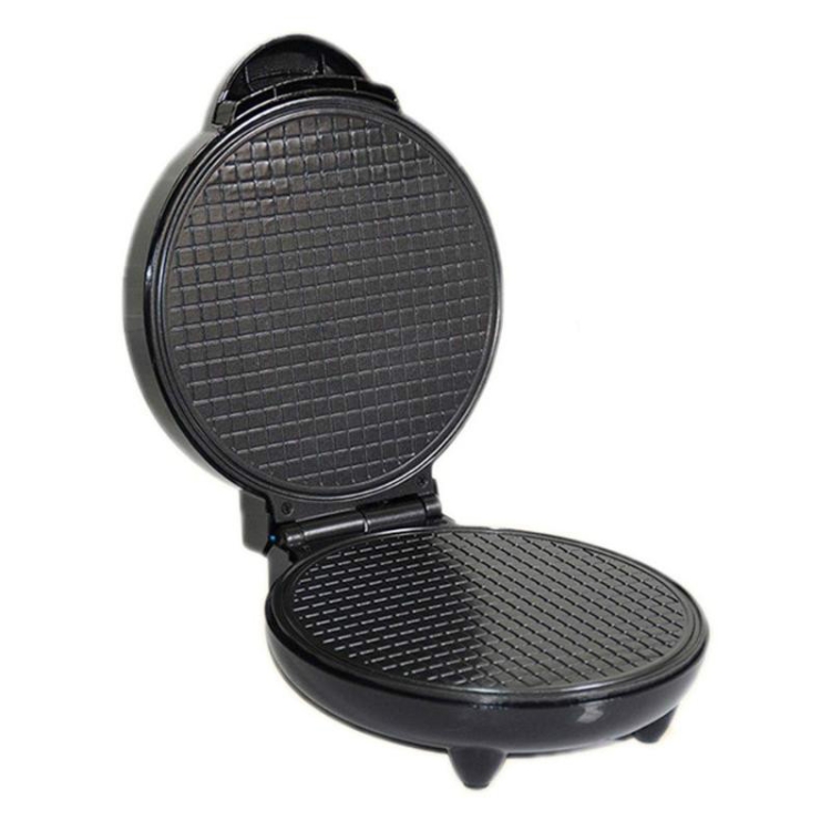 

Electric Waffle Maker Full-automatic Waffle Maker Doughnut Egg Roll Maker DIY Ice Cream Cone Machine Household Muffin Machine(Stainless steel black)