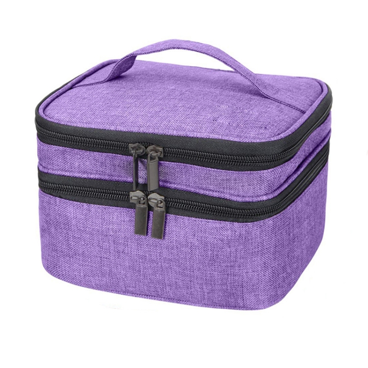 

Sponge Liner Cosmetic Storage Box Portable Storage Box(Violet)