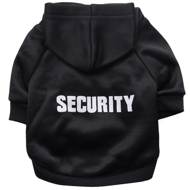 

Autumn Winter Fleece Hooded Teddy Pet Dog Sweater Clothes, Size:XS(Black)