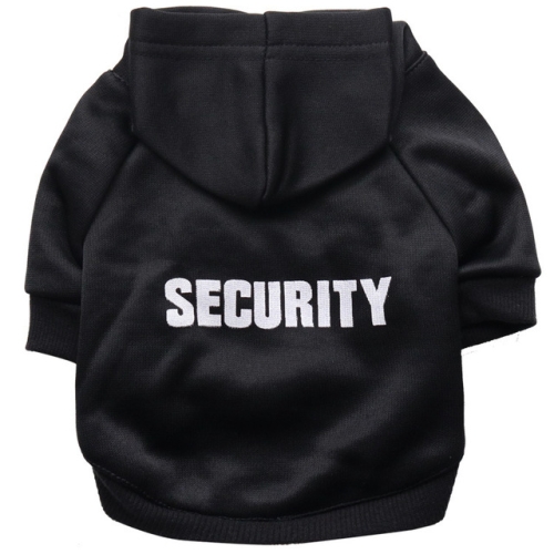 

Autumn Winter Fleece Hooded Teddy Pet Dog Sweater Clothes, Size:M(Black)