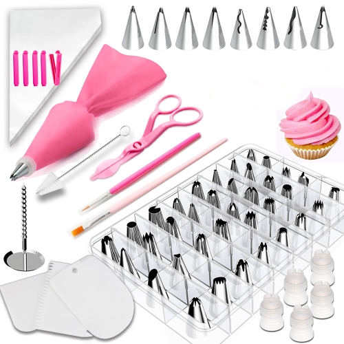 

83 in 1 Cake Decorating Mouth Baking Tool Set Icing And Pastry Coloring Utensils