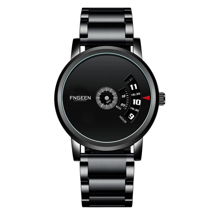 

FNGEEN S230 Men Non-Pointer Quartz Watch(Black Steel Black Surface)