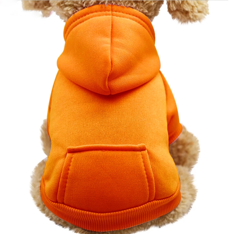 

Dog Hoodies Pet Clothes For Dogs Coat Jackets Cotton Dog Clothes, Size:XL(Orange)