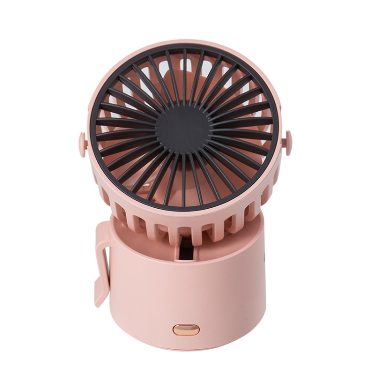 

F852 Handheld Portable USB Mini Hanging Neck Fan(Begonia Powder)