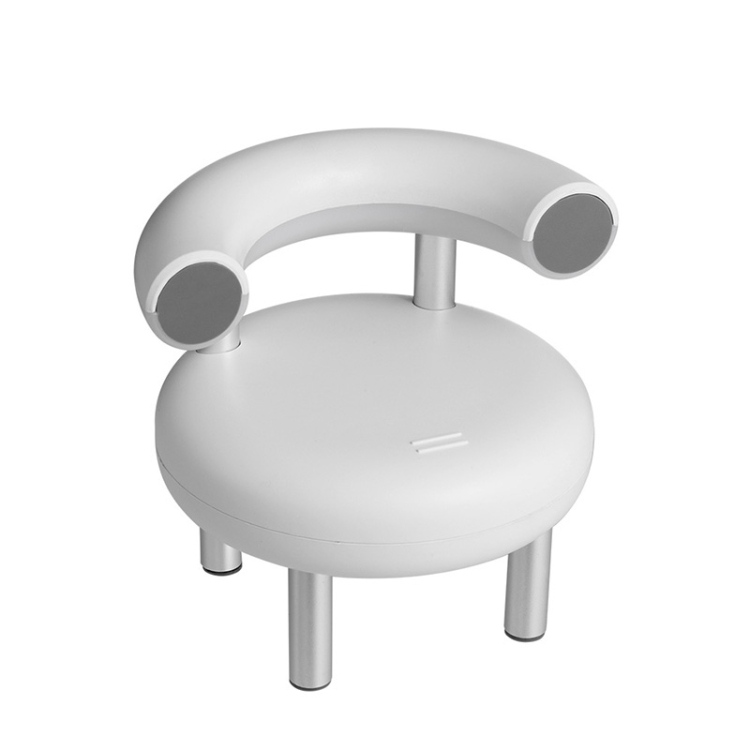 

AD-01 LED Chair Eye Protection Night Light Mobile Phone Holder Bedroom Bedside Learning Light(White)