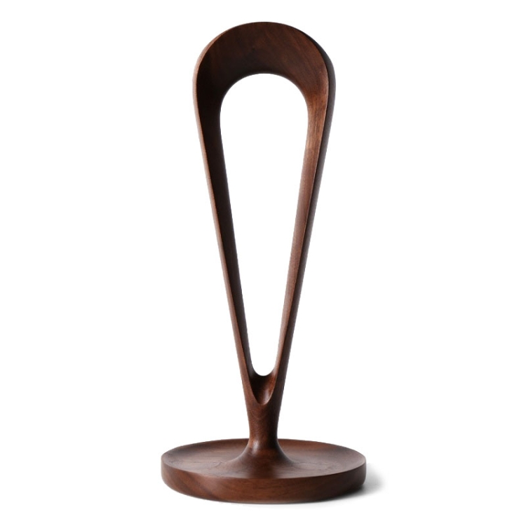 

Solid Wood Headset Bracket Debris Storage Tray without Winder (Black Walnut)