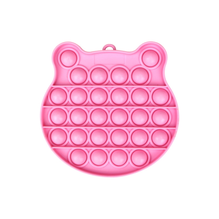 

3 PCS Children Mathematical Logic Educational Toys Silicone Pressing Parent-Child Board Game, Style: Pink