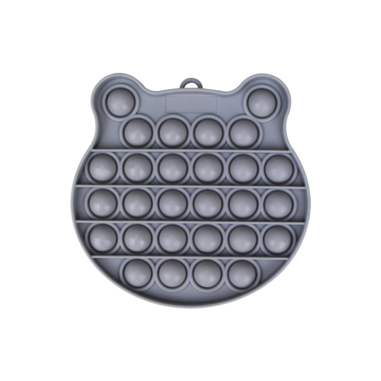 

3 PCS Children Mathematical Logic Educational Toys Silicone Pressing Parent-Child Board Game, Style: Gray