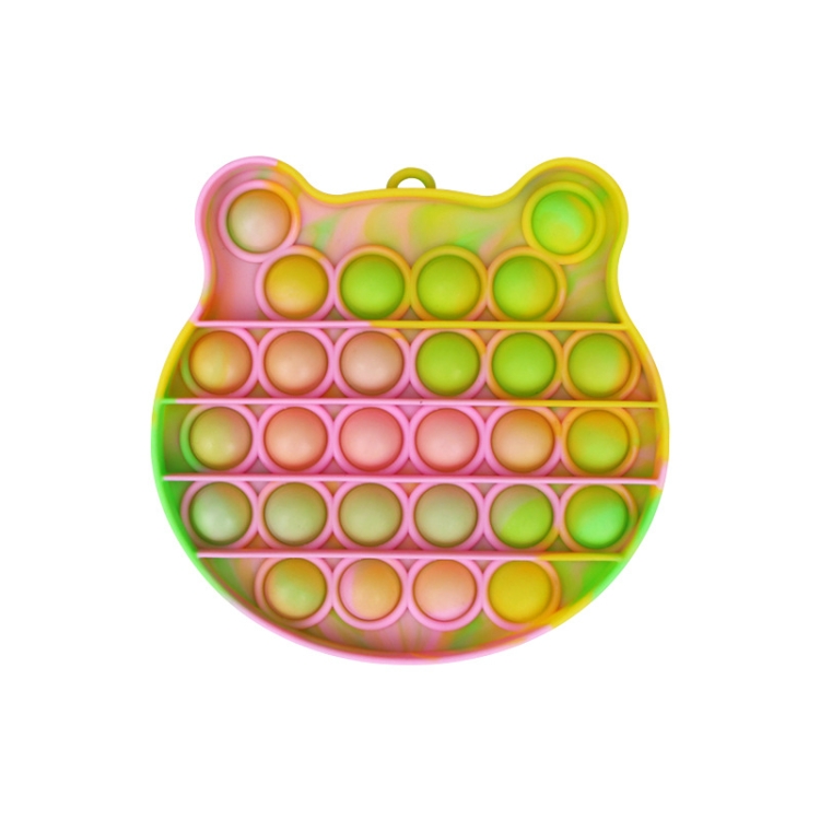 

3 PCS Children Mathematical Logic Educational Toys Silicone Pressing Parent-Child Board Game, Style: Gradient