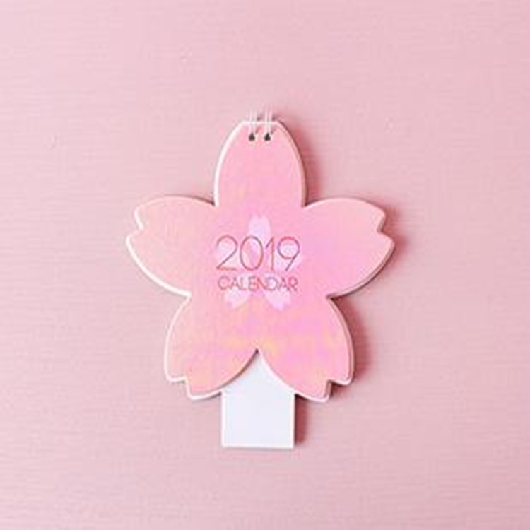 

3 PCS Pink Cute Animal Pattern Table Calendars Desk Calendar(Cherry blossoms)