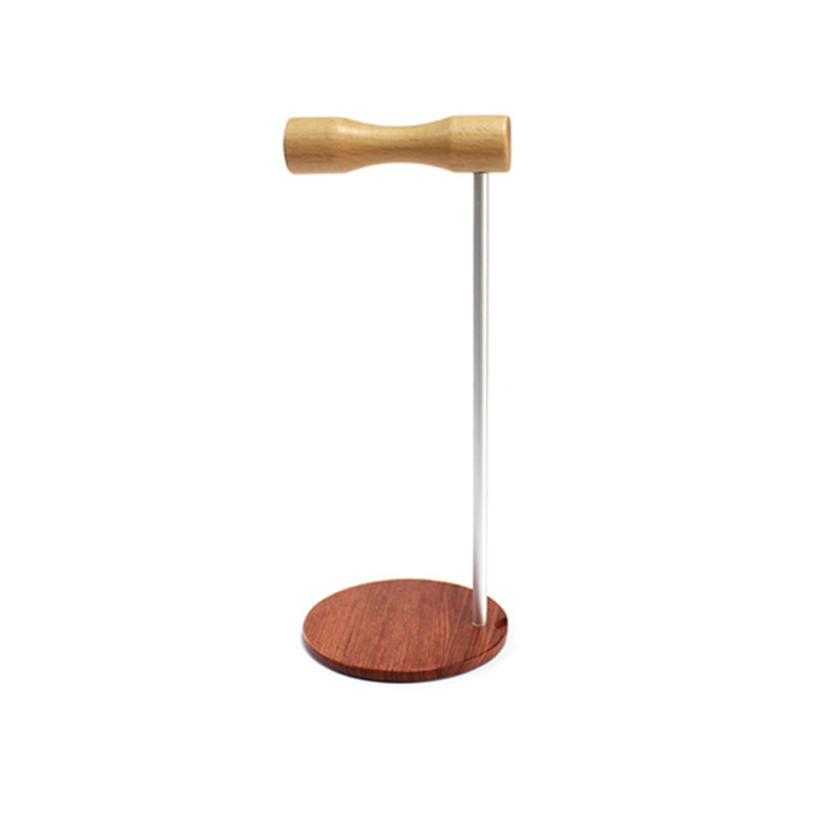 

Creative Metal Rod Wooden Head-mounted Headphone Stand Display Holder, Colour: Single-sided White Metal Rod
