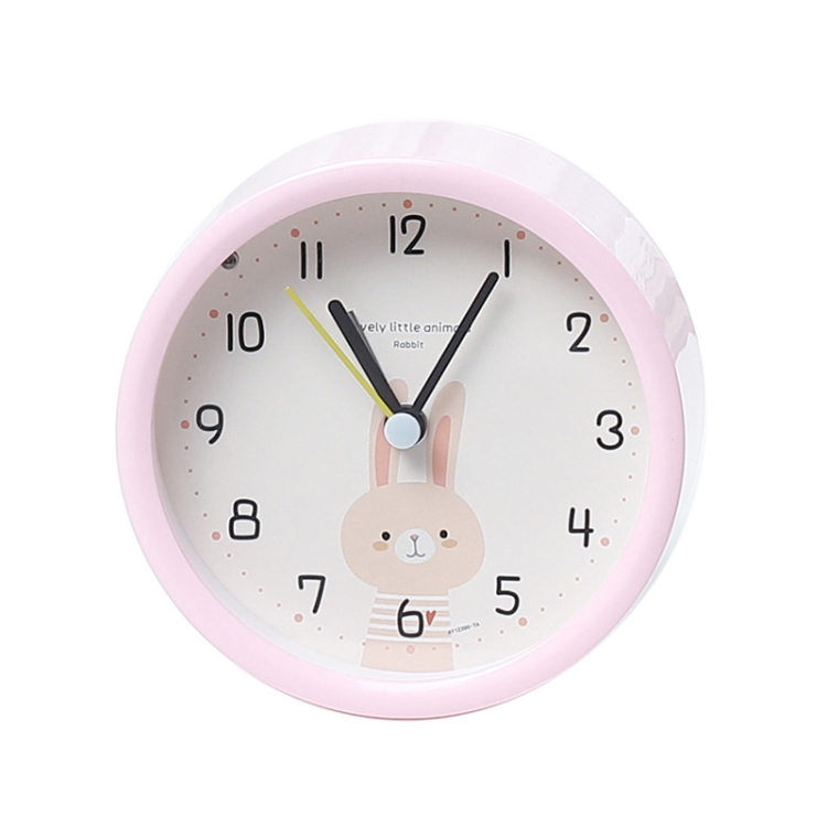 

3.7inch Creative Cartoon Alarm Clock Home Small Alarm Watch With Night Light, Color Random Deilvery