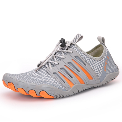 

Outdoor Sports Hiking Shoes Antiskid Fishing Wading Shoes Lovers Beach Shoes, Size: 36(Gray)