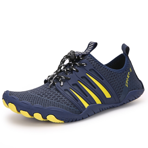 

Outdoor Sports Hiking Shoes Antiskid Fishing Wading Shoes Lovers Beach Shoes, Size: 47(Dark Blue)