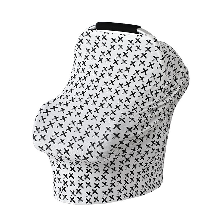 

Multifunctional Cotton Nursing Towel Safety Seat Cushion Stroller Cover(Pair Cross)