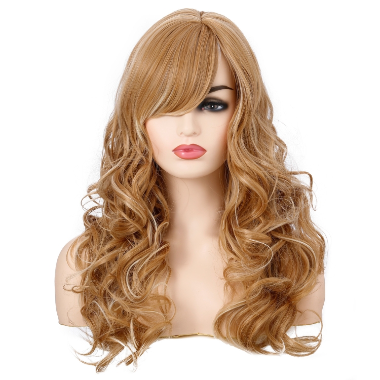 

Long Curly Hair Hoods Women Chemical Fiber Wigs
