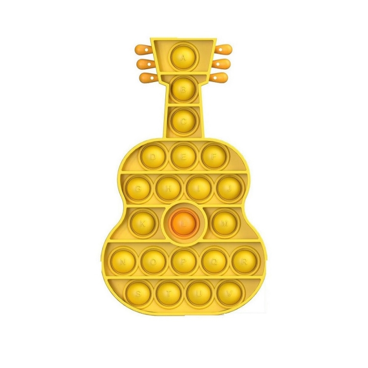 

3 PCS Cartoon Children Mental Arithmetic Concentration Puzzle Desktop Decompression Toy, Style: Guitar