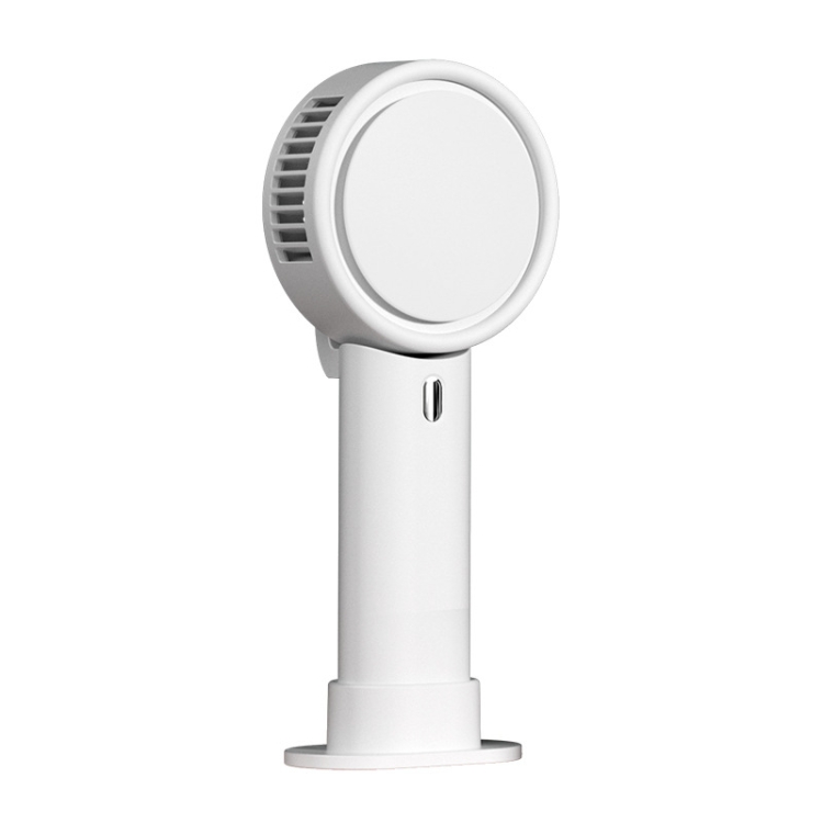 

Rotating Portable Mini Handheld Leafless Fan, Battery Capacity: 2000mAh(White)
