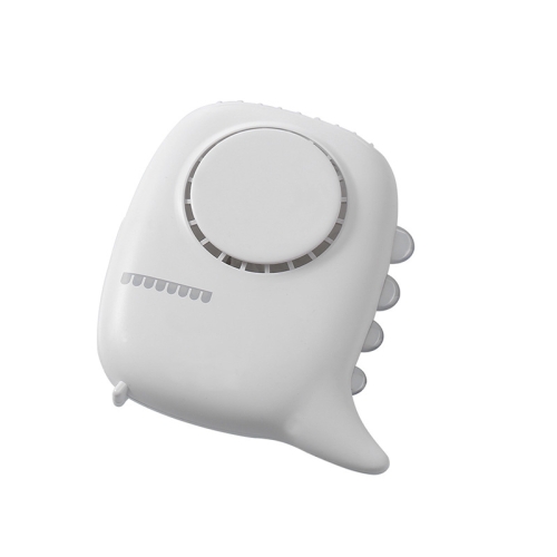 

D2 Dinosaur Hanging Neck Fan Multifunctional USB Mini Desktop Handheld Outdoor Night Light Fan(White)