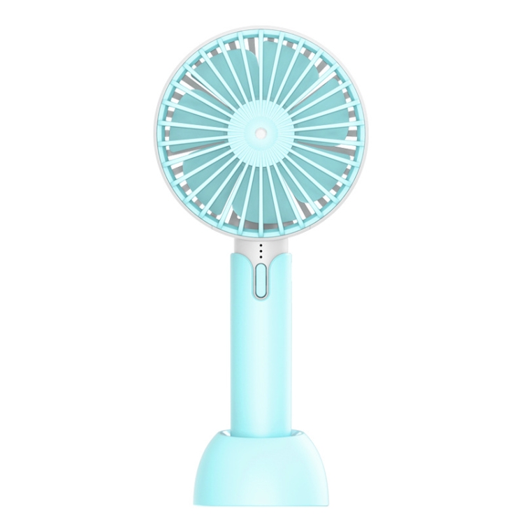 

Desktop Portable Handheld Mini Silent Fan, Colour: X1 Blue