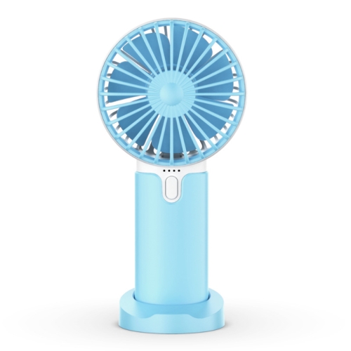 

Desktop Portable Handheld Mini Silent Fan, Colour: X2 Blue