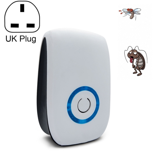 

H12 2 PCS Ultrasonic Electronic Mouse Repeller Household Mini Mosquito Repeller, Product specification: UK Plug(White)