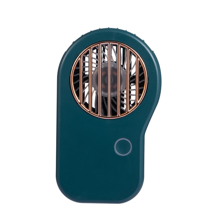 

V6 Mini USB Lazy Hanging Neck Fan Outdoor Portable Handheld Pocket Fan(Green)