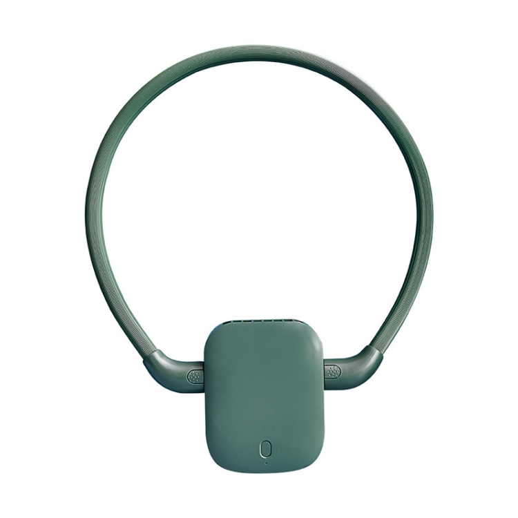 

G1 USB Portable Sports Hanging Neck Fan(Dark Green)