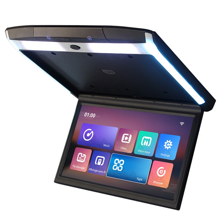 

15.6 Inch Car Ceiling Android Monitor Mp5 Car HD TV Display Android 9.0 2+16G WIFI Version(Black )