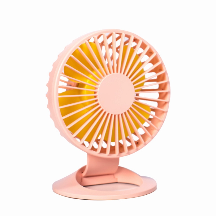 

F2 Student USB Quiet Office Desktop Mini Fan, Colour: Pink With Battery