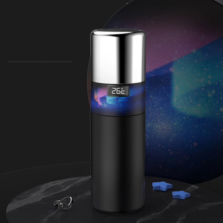 

Household Digital Display Smart Double-Layer Stainless Steel Vacuum Flask(Black)